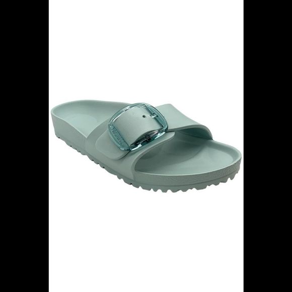 Birkenstock Madrid Big Buckle EVA Slide Sandal Surf Green - Medium - Picture 1 of 3